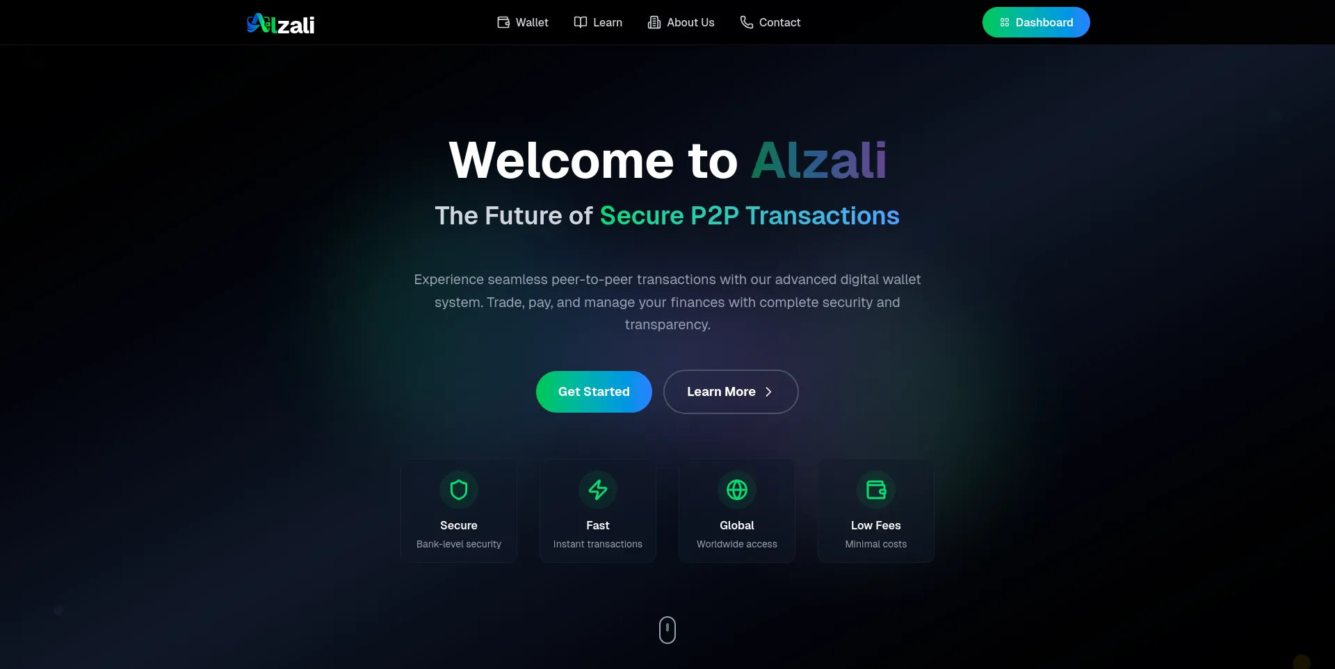 Alzali digital wallet
