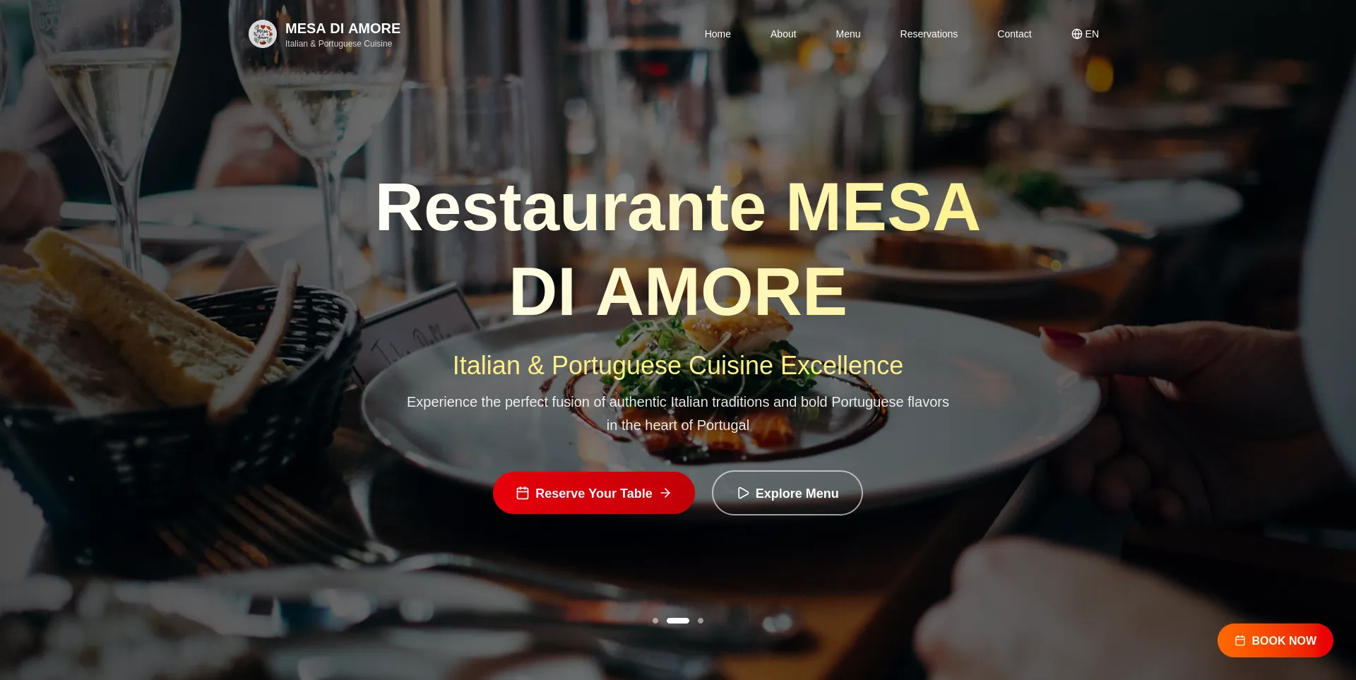 Mesa di Amore restaurant